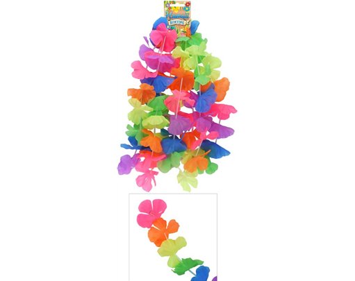 300cm NEON RAINBOW LEI BUNTING