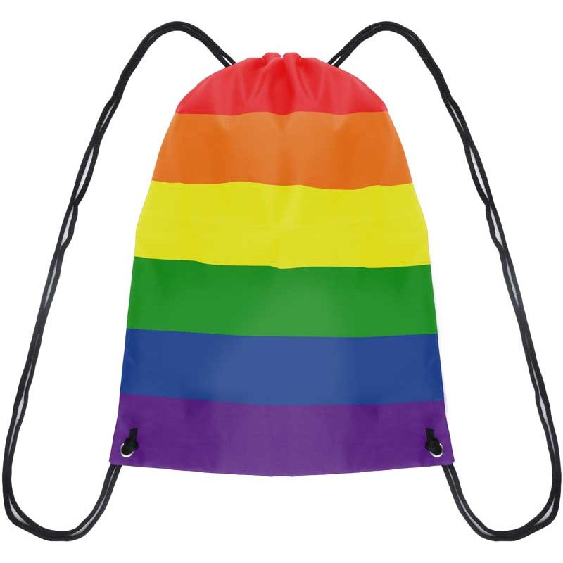 PRIDE DRAWSTRING BAG RAINBOW