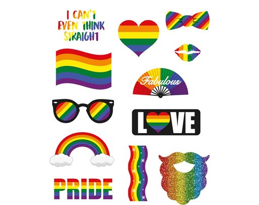 ASST PRIDE PHOTO PROPS