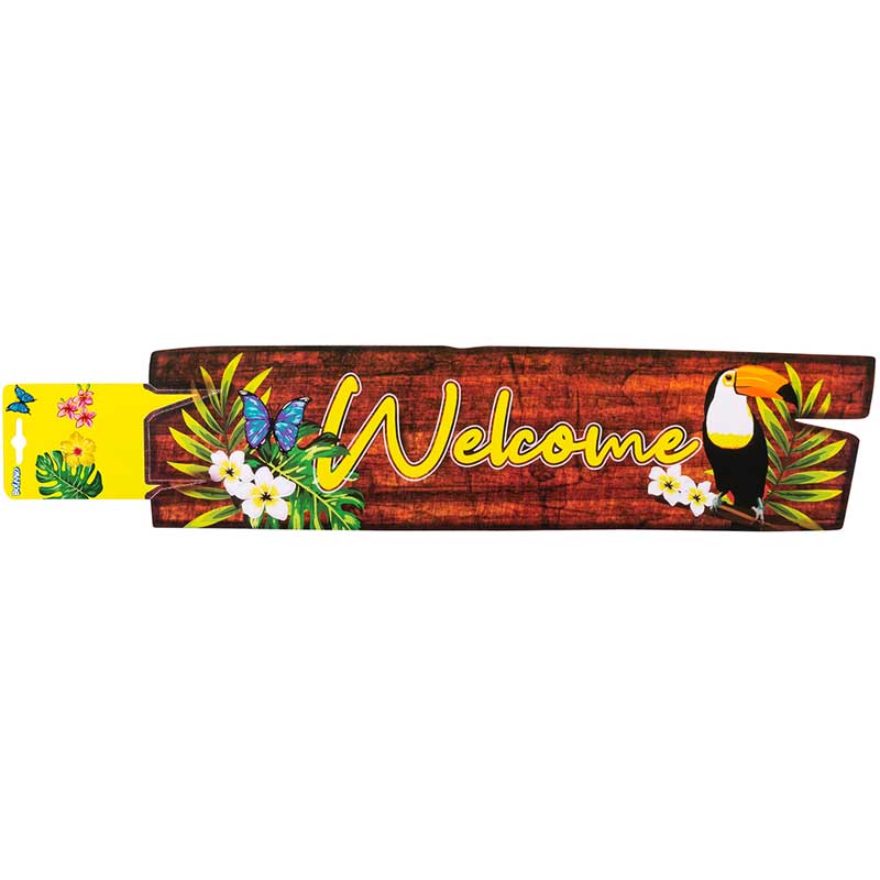 13x60cm CARDBOARD WELCOME SIGN