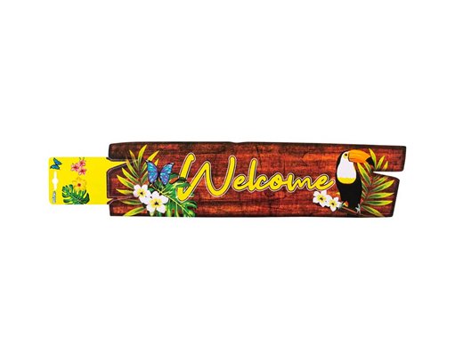 13x60cm CARDBOARD WELCOME SIGN