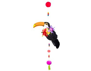 70cm TOUCAN HANGING DECORATION