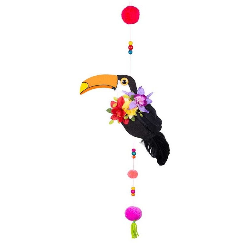 70cm TOUCAN HANGING DECORATION