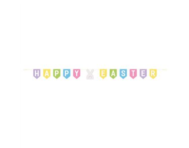 HAPPY EASTER PENNANT BANNER