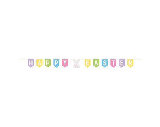 HAPPY EASTER PENNANT BANNER