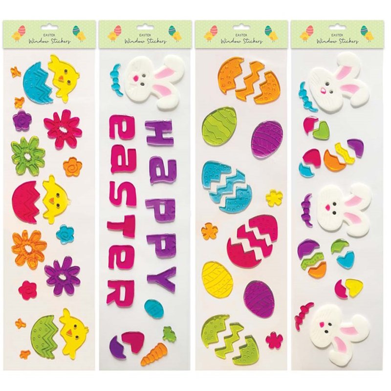 EASTER LONG GEL WINDOW STICKER