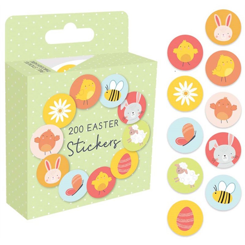 EASTER STICKER ON A ROLL SET