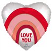 18IN SATIN LOVE YOU RAINBOW FOIL BALLOON