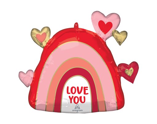 26in LOVE RAINBOW SUPERSHAPE