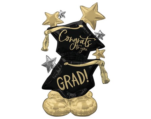 AIRLOONZ CONGRATS TO YOU GRAD FOIL