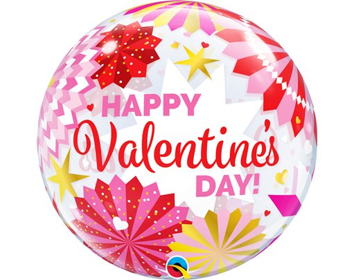 22in VALENTINES PAPER DAY ROSES BUBBLE