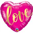 18in LOVE GOLD FOIL BALLOON