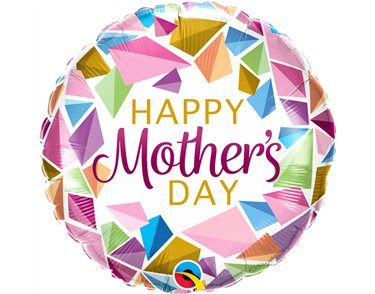 18in MOTHER'S DAY COLOURFUL GEMS FOIL BALLOON