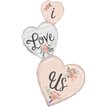 50in RUSTIC I LOVE US FOIL BALLOON