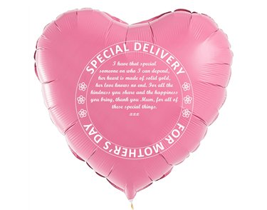 18in PERSONLISABLE PINK MOTHER'S DAY BALLOON 5S