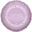 18in PERSONLISABLE LILAC EASTER FOIL BALLOON 5S