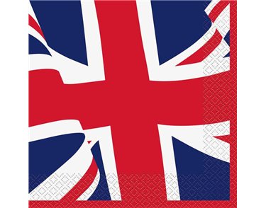16PK UNION JACK NAPKINS