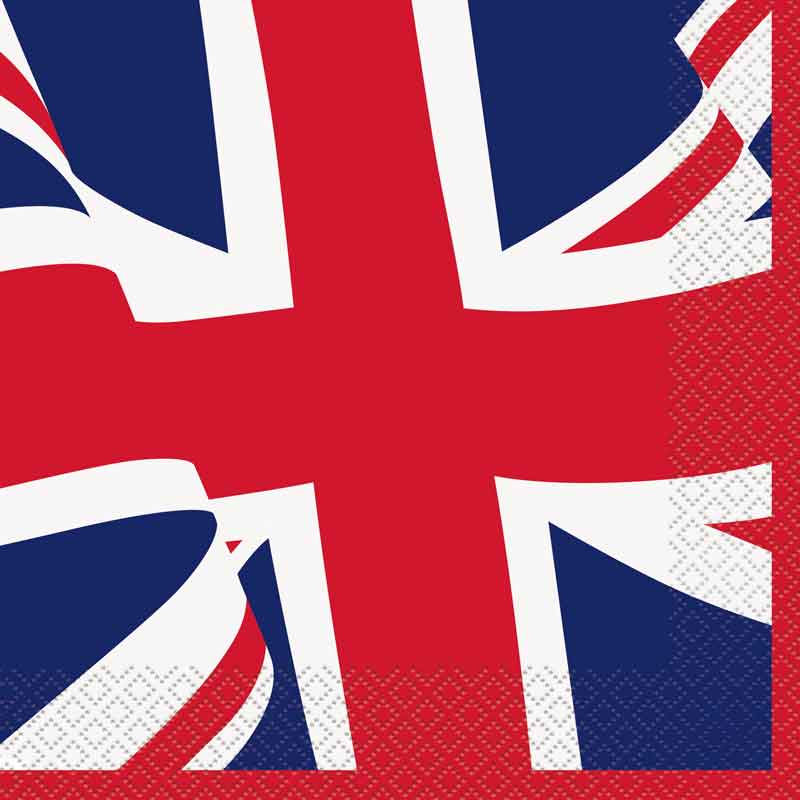 16PK UNION JACK NAPKINS
