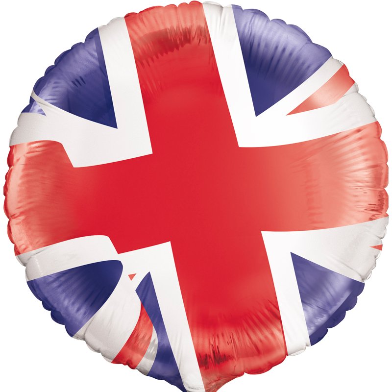 18in UNION JACK FOIL BALLOON
