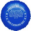 18in PERSONLISABLE BLUE FATHERS DAY FOIL BALLOON 5S
