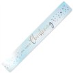 9ft BLUE ON YOUR CHRISTENING FOIL BANNER