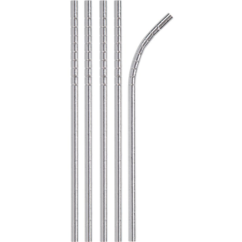24PK SILVER PAPER STRAWS