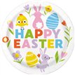 8PK 9in EASTER GINGHAM PLATES