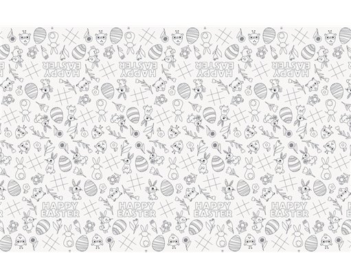 54x84in EASTER GINGHAM PLASTIC TABLECOVER