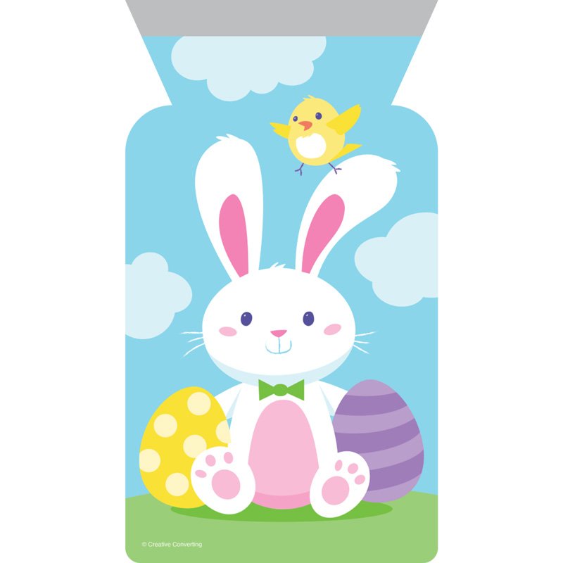 12PK BUNNY AND EGGS ZIPPER CELLO BAG