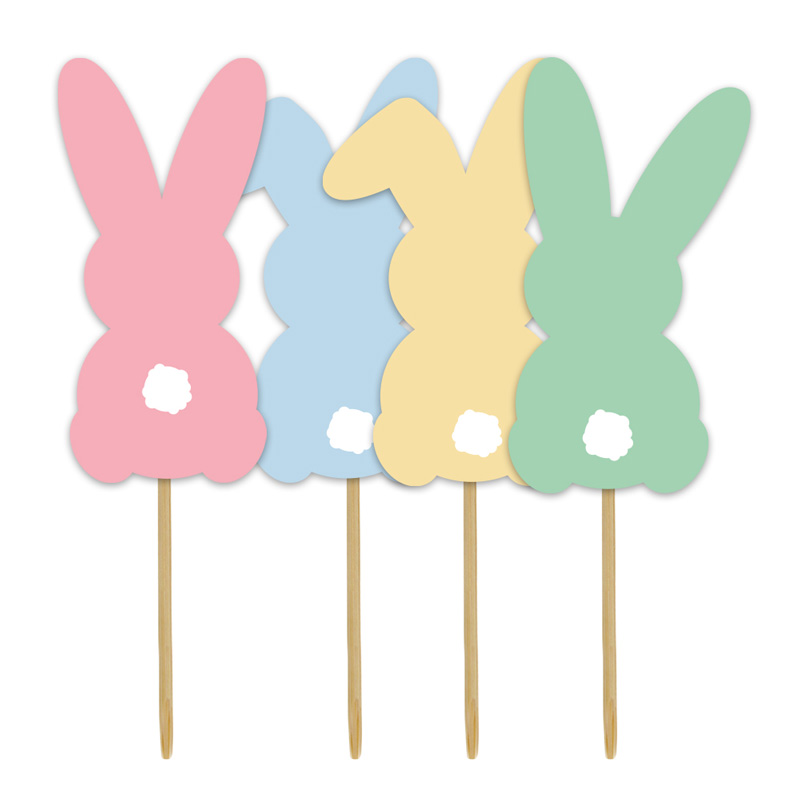 EASTER BUNNY CUPCAKE TOPPERS