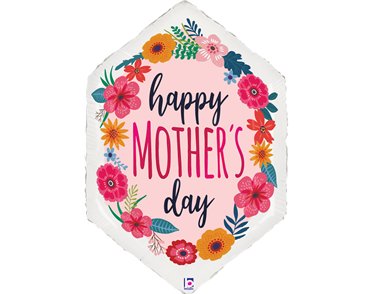 30in SATIN MOTHER'S DAY BLOSSOMS FOIL BALLOON
