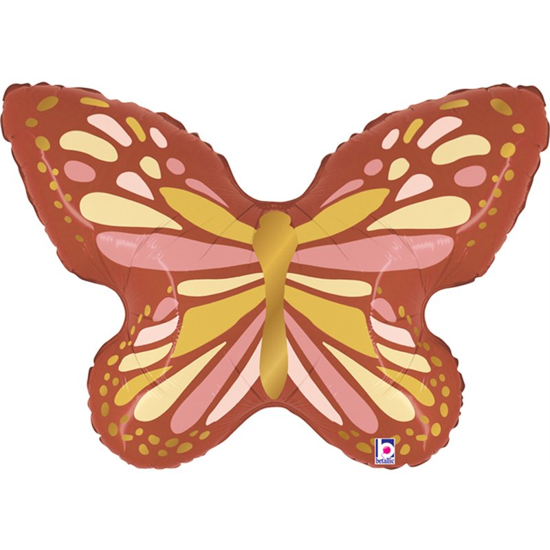 35in BOHO BUTTERFLY FOIL BALLOON