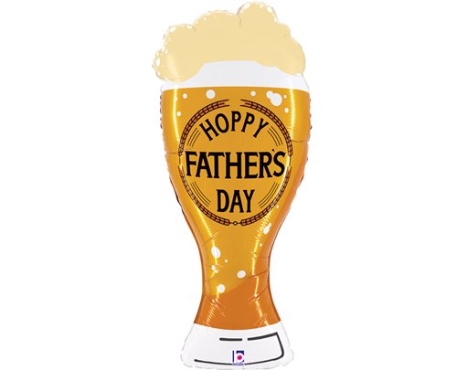 39in HOPPY FATHER'S DAY BEER FOIL BALLOON