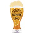 39in HOPPY FATHER'S DAY BEER FOIL BALLOON