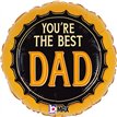 18in BEST DAD BEER FOIL BALLOON