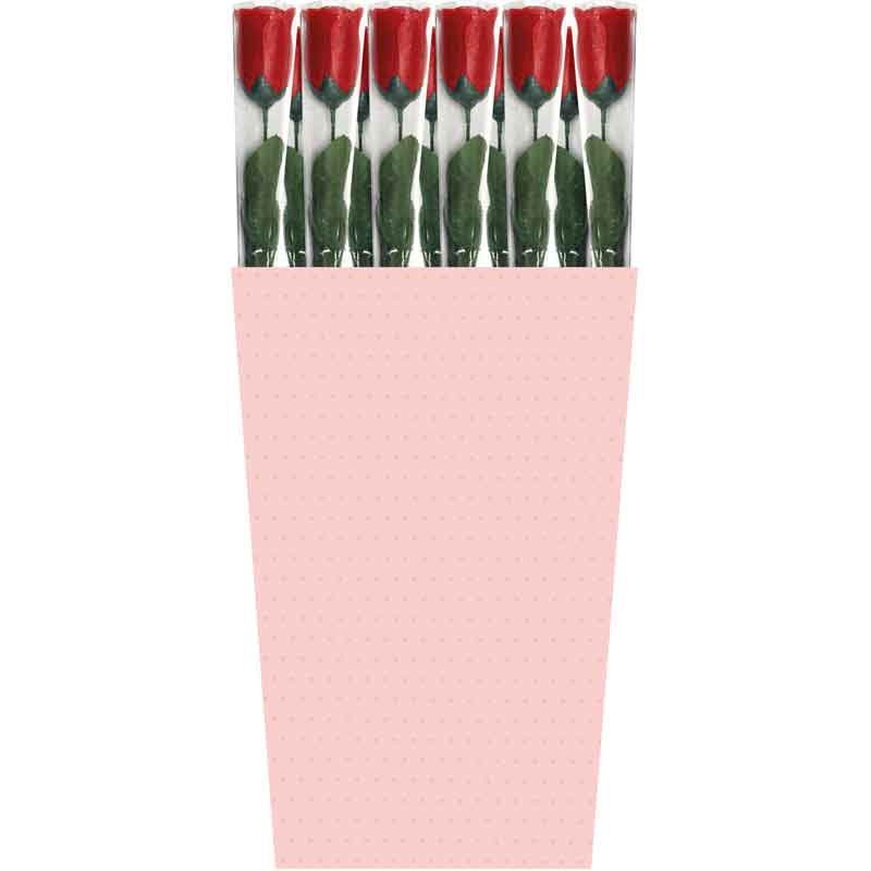ROSE IN ACETATE BOX 24S