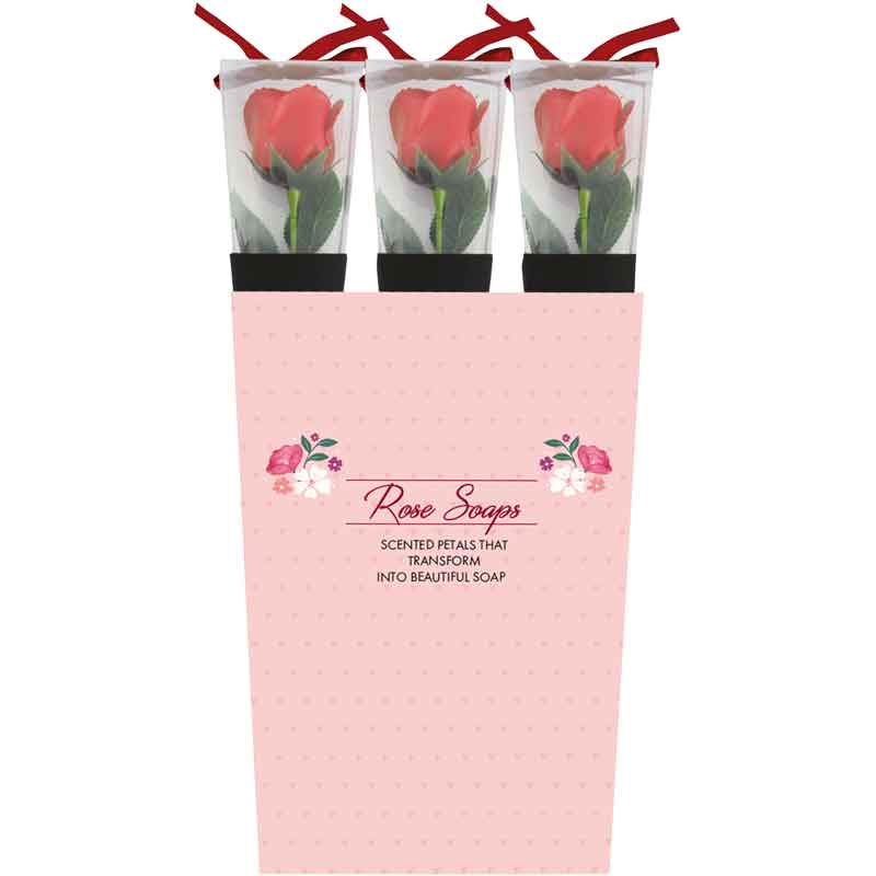 40CM SOAP ROSES IN CDU 9S