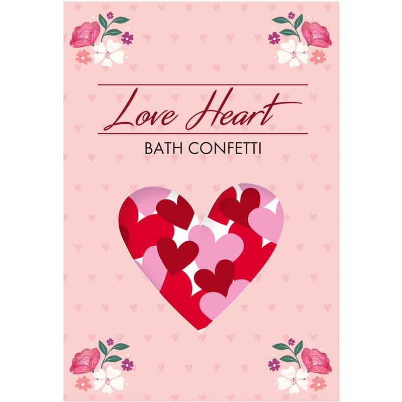 HEART BATH CONFETTI 24S