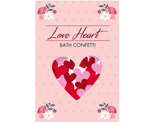 HEART BATH CONFETTI 24S