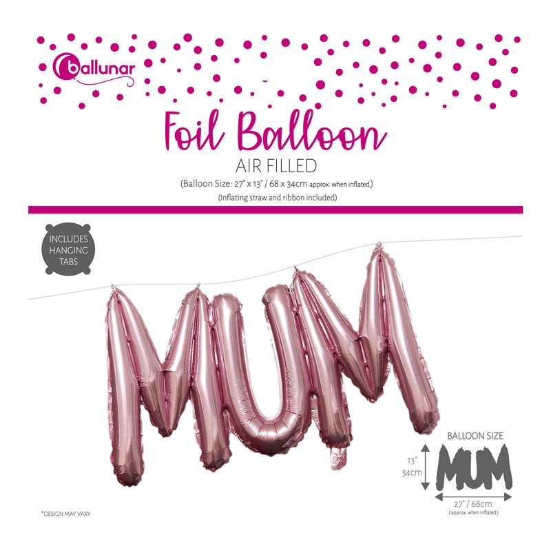 MUM PINK FOIL BALLOON