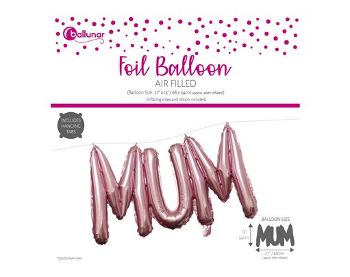 MUM PINK FOIL BALLOON