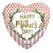 18in MOTHERS DAY DOTS & LINES FOIL BALLOON