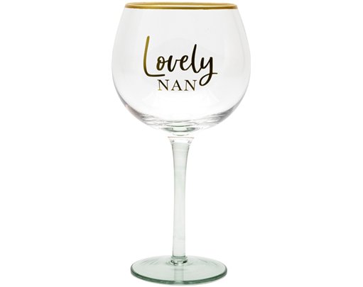 NAN PEACHES & CREAM GIN GLASS