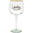 NAN PEACHES & CREAM GIN GLASS