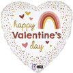 18in RAINBOW VALENTINE FOIL BALLOON