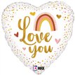18in BOHO LOVE YOU FOIL BALLOON