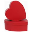 2SET RED HEART HAT BOX SET