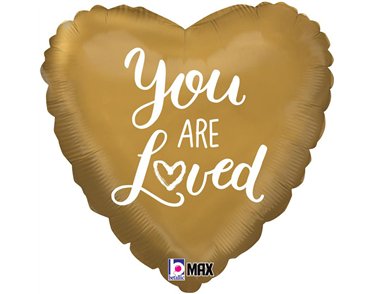 18in YOU ARE LOVED HOLO FOIL BALLOON