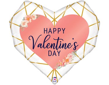 29in SHAPE GEO VALENTINE FOIL BALLOON