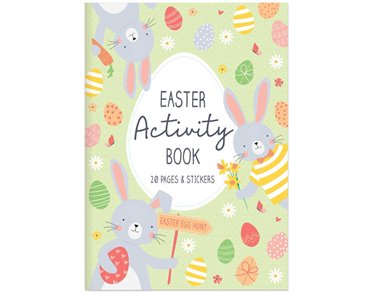 A4 EASTER COLOURING & STICKER BOOK 12S